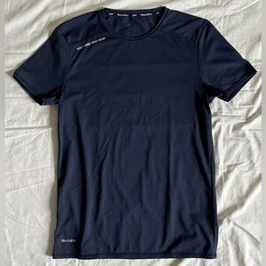 GEF Flex & Dry Men’s T-Shirt Medium Navy Blue Activewear Gym Breathable